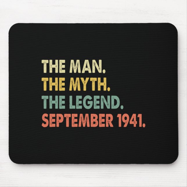 Mousepad O Homem O Mito A Lenda Setembro De 1941 (Frente)
