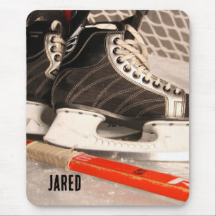 Mousepad O Hóquei no Gelo dos Meninos Voltou para o Pad do 