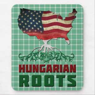 Mousepad O Hungarian americano enraíza Mousemat