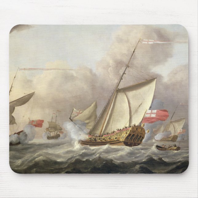 Mousepad O iate real "Mary" que troca saudações (Frente)