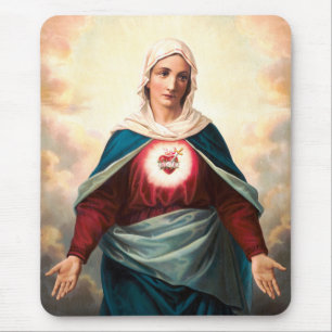 Mousepad O Imaculado Coração de Maria
