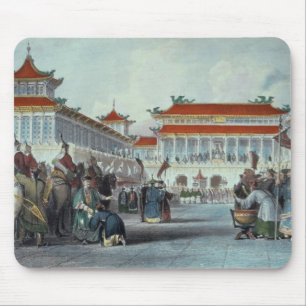 Mousepad O imperador Teaon-Kwang que revê suas guardas,