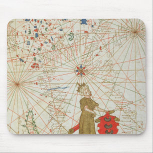 Mousepad O império turco, de um atlas náutico, 1646