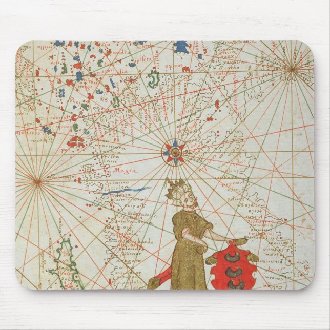 Mousepad O império turco, de um atlas náutico, 1646 (Frente)