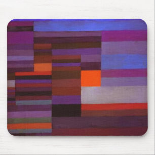 Mousepad O Incêndio De Paul Klee À Noite Na Abstrato Bela A