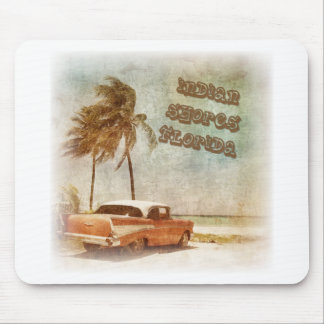 Mousepad O indiano do vintage suporta a cena da praia