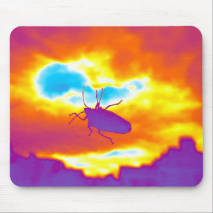 Mousepad O Inseto Psicedélico