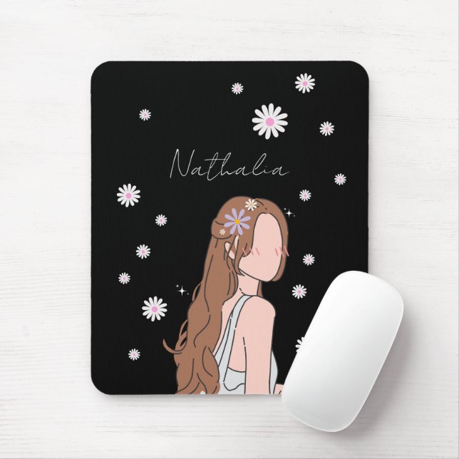 Mousepad O instantâneo de beleza personalizável (Com mouse)