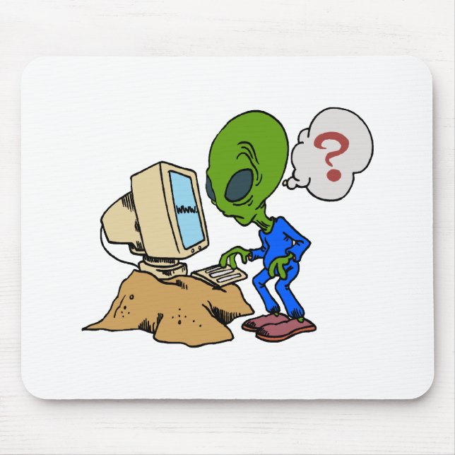 Mousepad O Internet é estrangeiro a este Marciano (Frente)