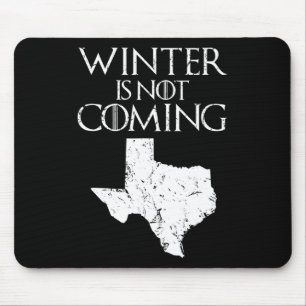 Mousepad O Inverno Não Vai Chegar Ao Engraçado Natal Tx Gif