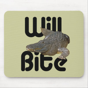 Mousepad O jacaré morderá