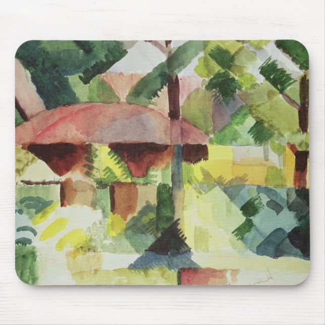 Mousepad O jardim, 1914 (w/c no papel) (Frente)