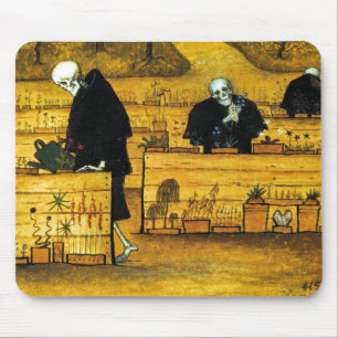 Mousepad O jardim da morte por Hugo Simberg 1896