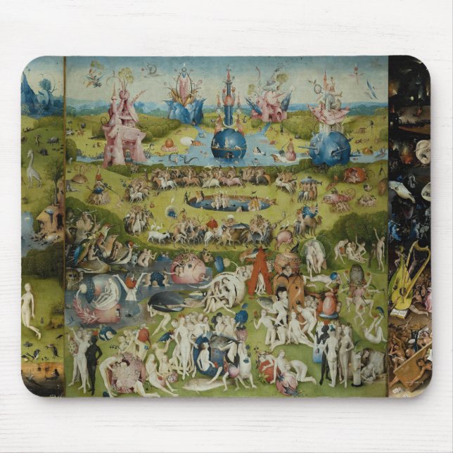 Mousepad O Jardim das Delícias Terrenas Hieronymus Bosch (Frente)