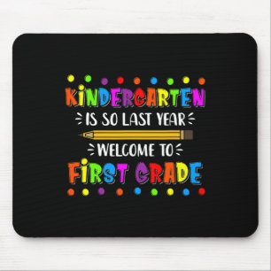 Mousepad O jardim de infância é o ano passado de volta à es
