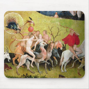 Mousepad O jardim de prazeres terrestres: Alegoria de