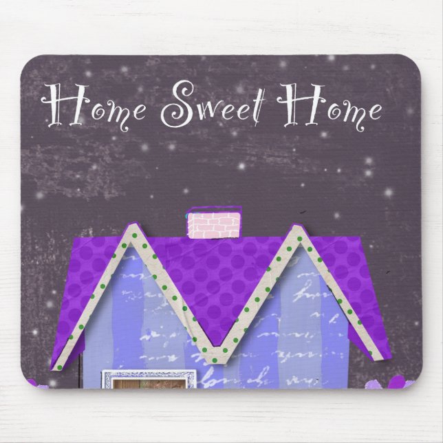 Mousepad O Jardim do Crepúsculo (Pervinca e Índigo) (Frente)