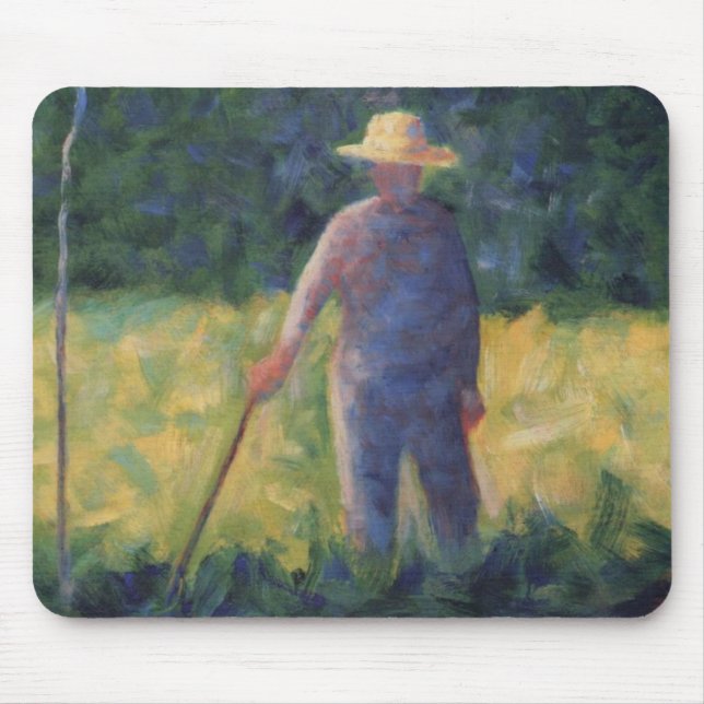 Mousepad O jardineiro - Georges Seurat (Frente)