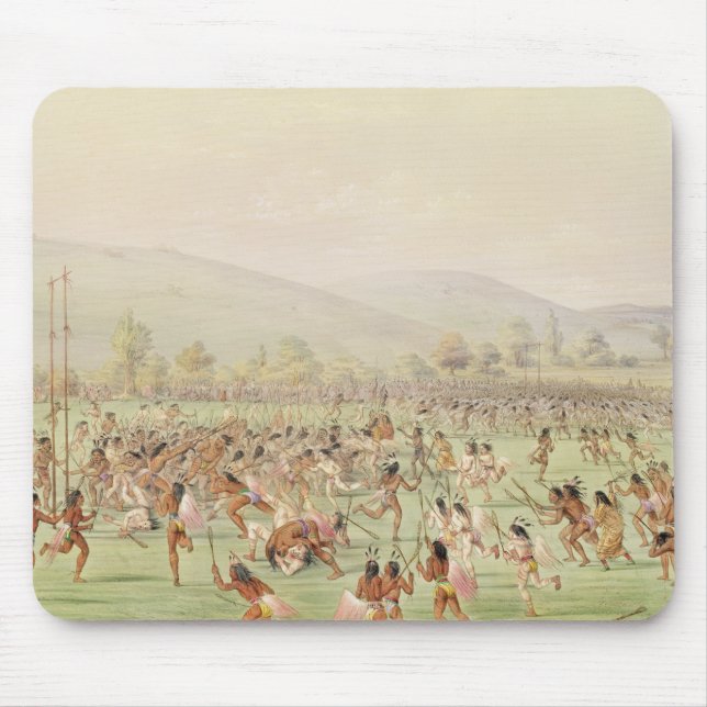Mousepad O jogo de bola indiano, c.1832 (Frente)