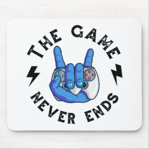 Mousepad O Jogo nunca acaba