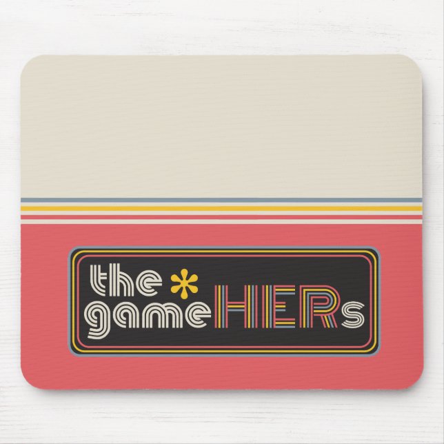 Mousepad O*jogoHERs Logotipo Horizontal (Frente)