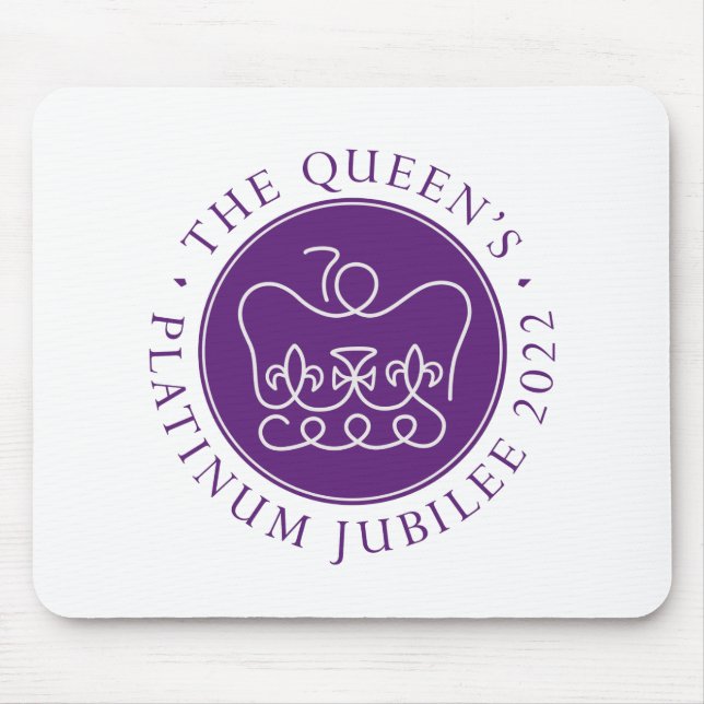 Mousepad O Jubileu Platinum da Rainha (Frente)