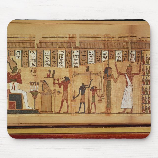 Mousepad O julgamento de Osiris, detalhe (Frente)
