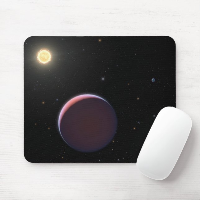 Mousepad O Kepler Estrela 51 E Três Planetas Gigantes. (Com mouse)