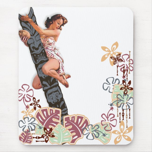 Mousepad O kitsch Bitsch: Acima de uma árvore de Tiki! (Frente)