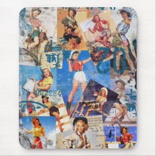 Mousepad O kitsch Bitsch: Vaqueira destruída Pin-UPS No.1