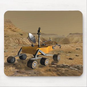 Mousepad O laboratório de ciência de Marte viaja perto de
