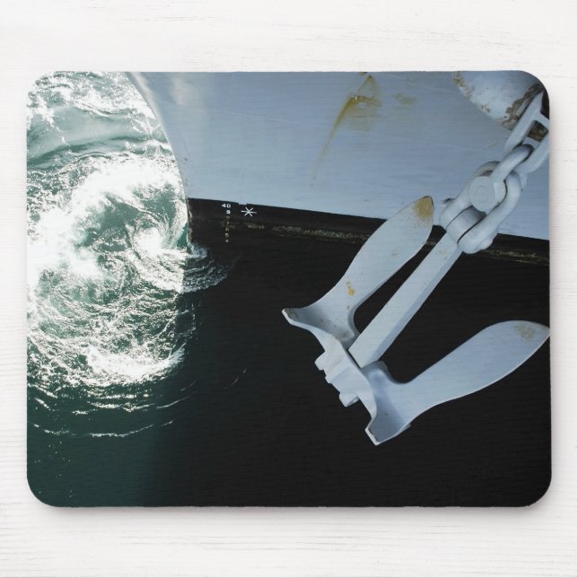 Mousepad O lado do porto Mark II Stockless Anchor (Frente)
