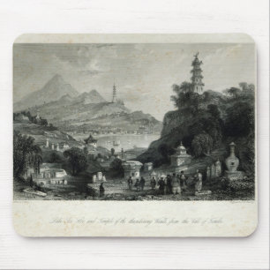 Mousepad O lago Vê-Hoo e templo do trovão