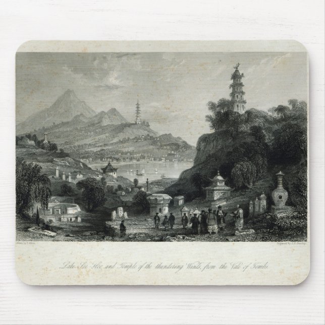 Mousepad O lago Vê-Hoo e templo do trovão (Frente)