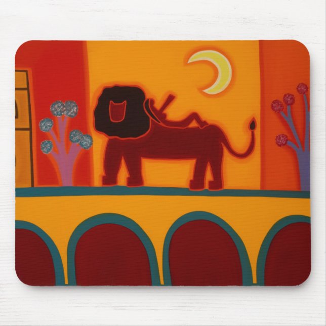 Mousepad O leão de Fulham Broadway 2008 (Frente)