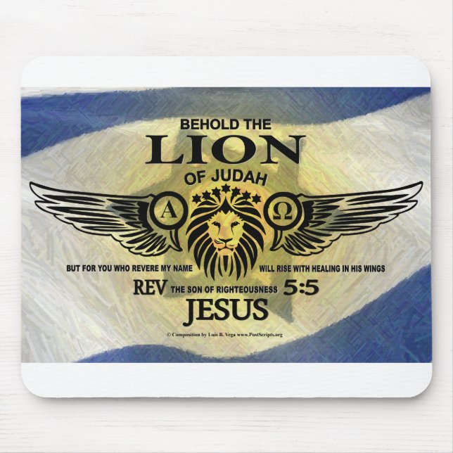 Mousepad O Leão de Judah (Frente)