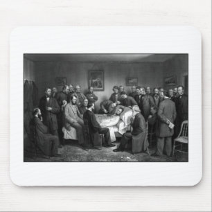 Mousepad O leito de morte de Lincoln