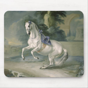 Mousepad O levade "Leal" branco do en do garanhão, 1721
