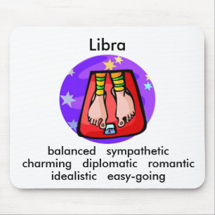 Mousepad O Libra customizável dos desenhos animados escala