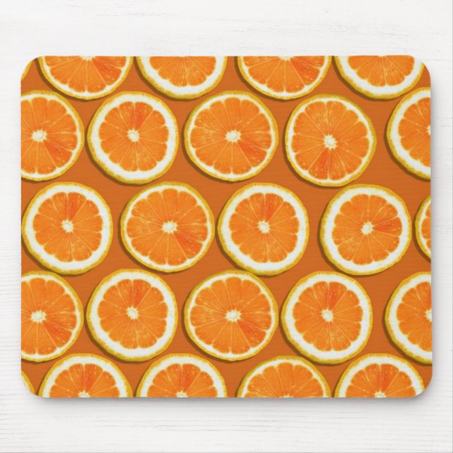 Mousepad O limão corta o teste padrão (Frente)
