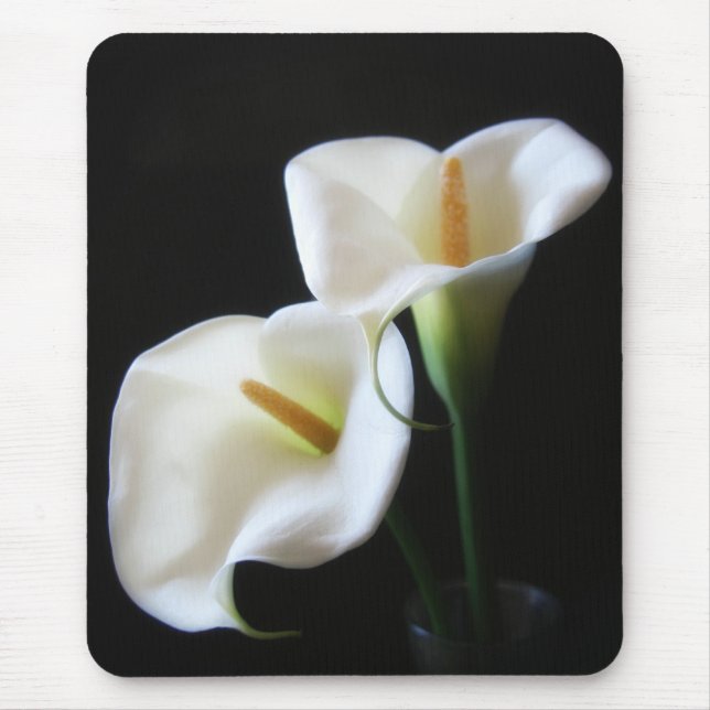 Mousepad O lírio de Calla elegante floresce 13 (Frente)