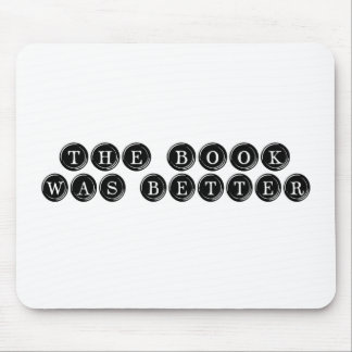 Mousepad O livro era melhor