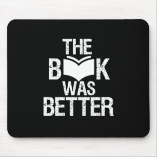 Mousepad O Livro Era Melhor Leitura Engraçada E Livro