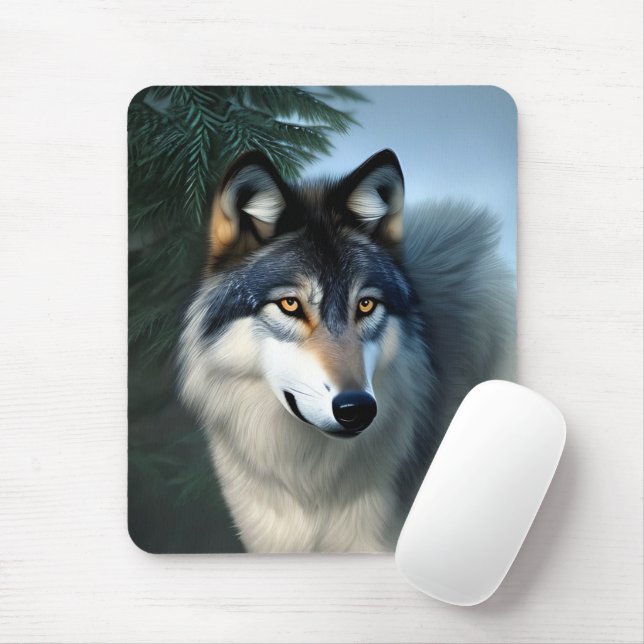 Mousepad O Lobo Árctico, Mocsepad (Com mouse)