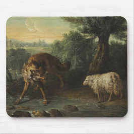 Mousepad O Lobo e o Lamb (por Jean-Baptiste Oudry)
