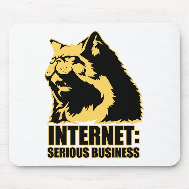 Mousepad o lolcat o Internet é negócio sério (Frente)