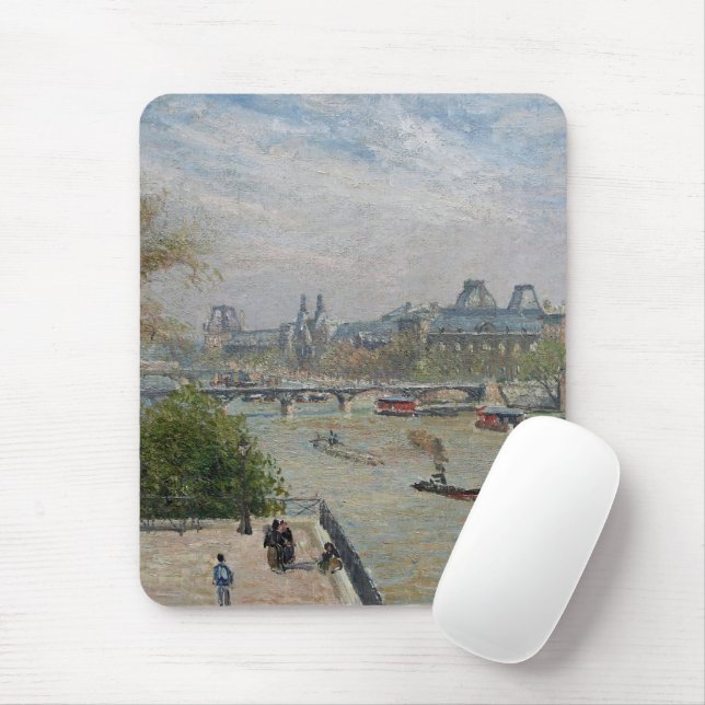 Mousepad O Louvre, Primavera Camille Pissarro (Com mouse)
