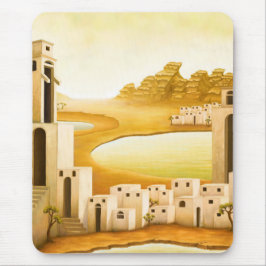 Mousepad "O lugar" - Oriente Médio / Pintura do Deserto do