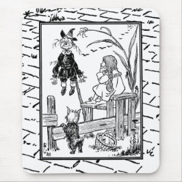 Mousepad O Mágico de Oz Vintage, Dorothy Toto Encontra o Es