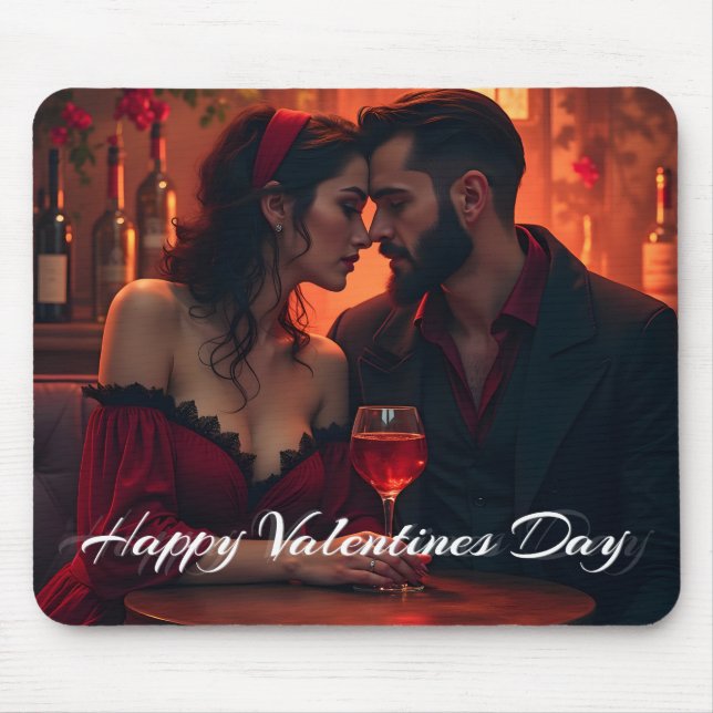 Mousepad O Mágico do Dia dos Namorados com União Romântica (Frente)